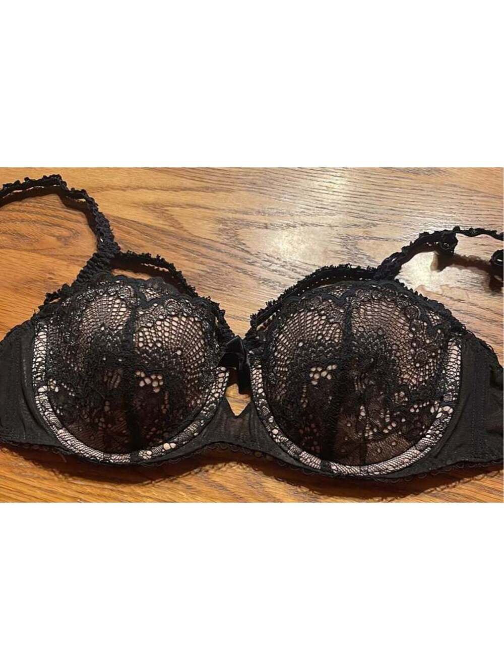 Sexy black laced adore me bra size 36 B